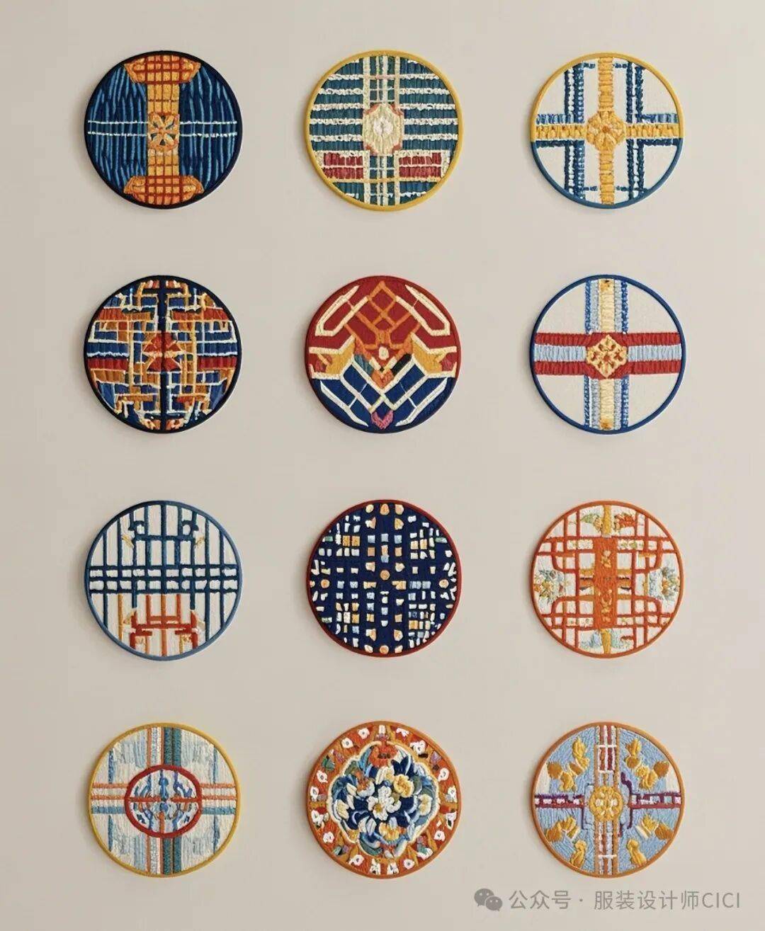 國風古韻-刺繡紋飾紋樣圖案設計分享!